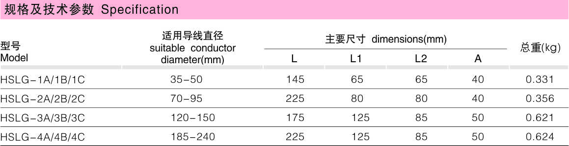 HSLG冷压焊铜铝过渡装备线夹_变电金具_产品中心_凯时尊龙人生就是博电气集团