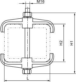 MCG槽形母线距离垫_变电金具_产品中心_凯时尊龙人生就是博电气集团