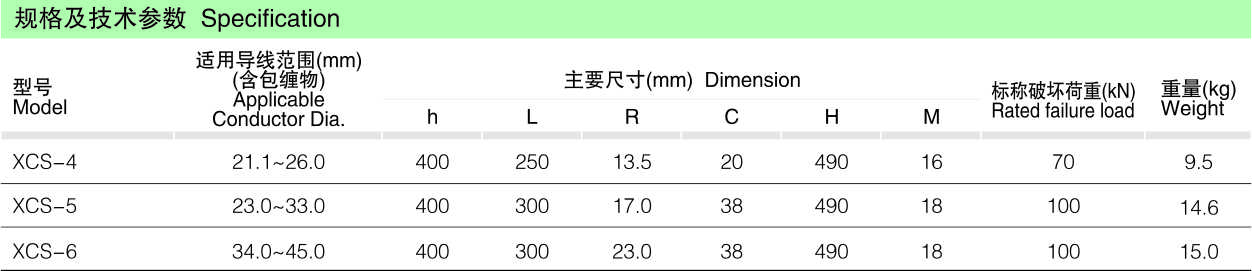 XCS型（双导线用）_线路金具_产品中心_凯时尊龙人生就是博电气集团