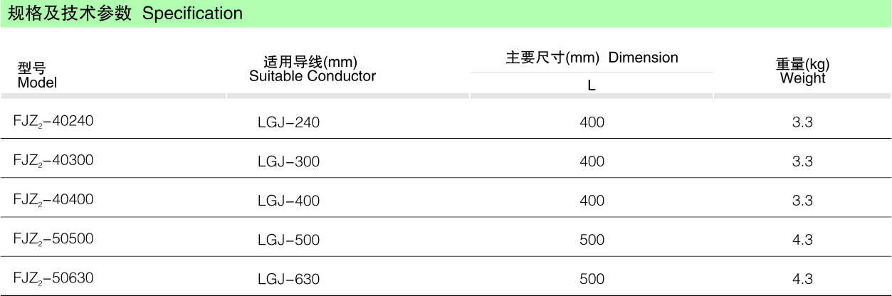 FJZ两破碎阻尼距离棒_线路金具_产品中心_凯时尊龙人生就是博电气集团