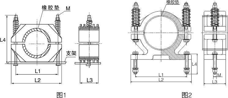 JGH高压电缆牢靠夹（中心）_配网金具_产品中心_凯时尊龙人生就是博电气集团