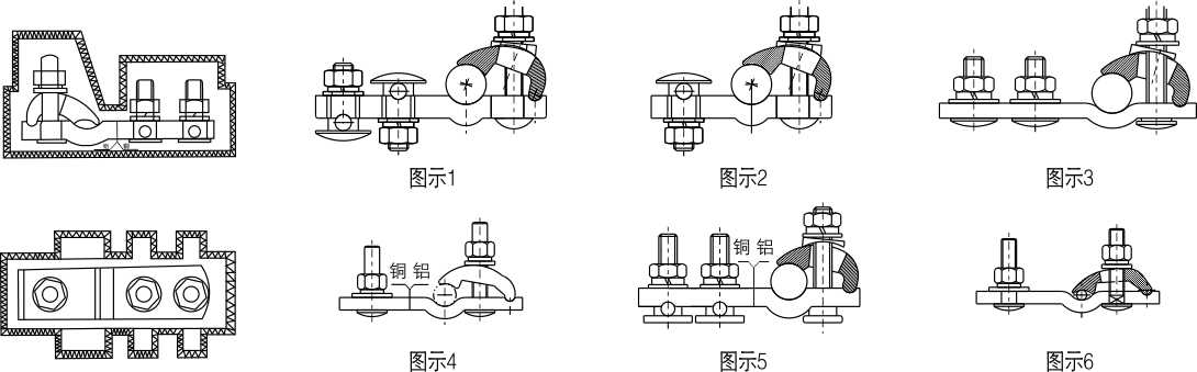 JKG、JKT、JKL型铜铝、铜、铝跨径进户线夹及绝缘外壳_配网金具_产品中心_凯时尊龙人生就是博电气集团