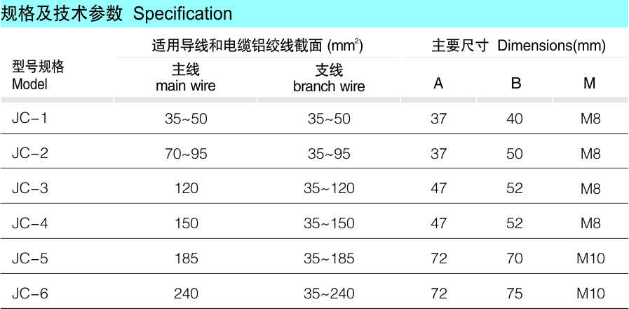JC 系列C型线夹_配网金具_产品中心_凯时尊龙人生就是博电气集团