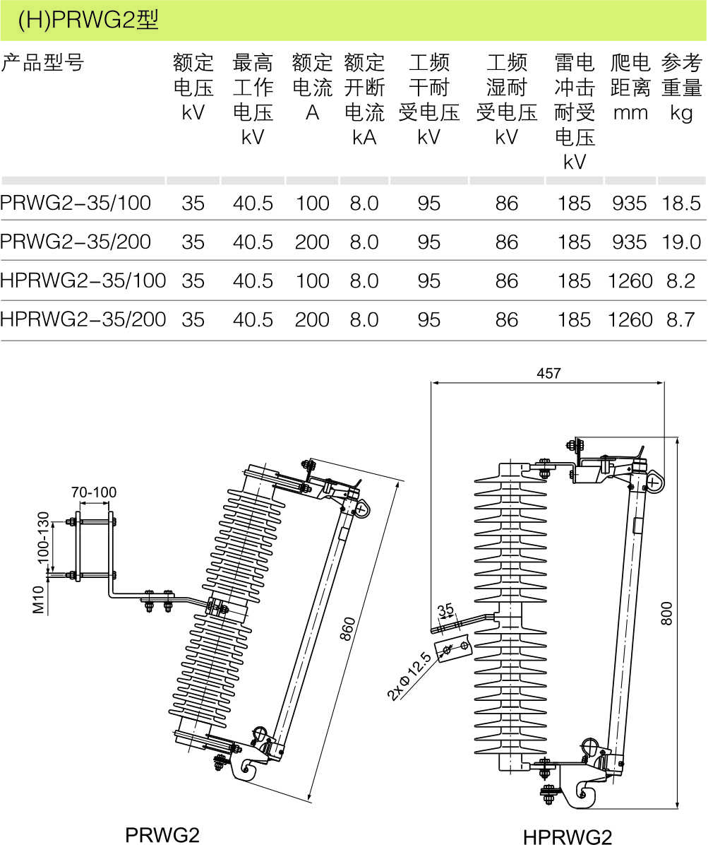 （H）PRWG2型_跌落式熔断器_产品中心_凯时尊龙人生就是博电气集团